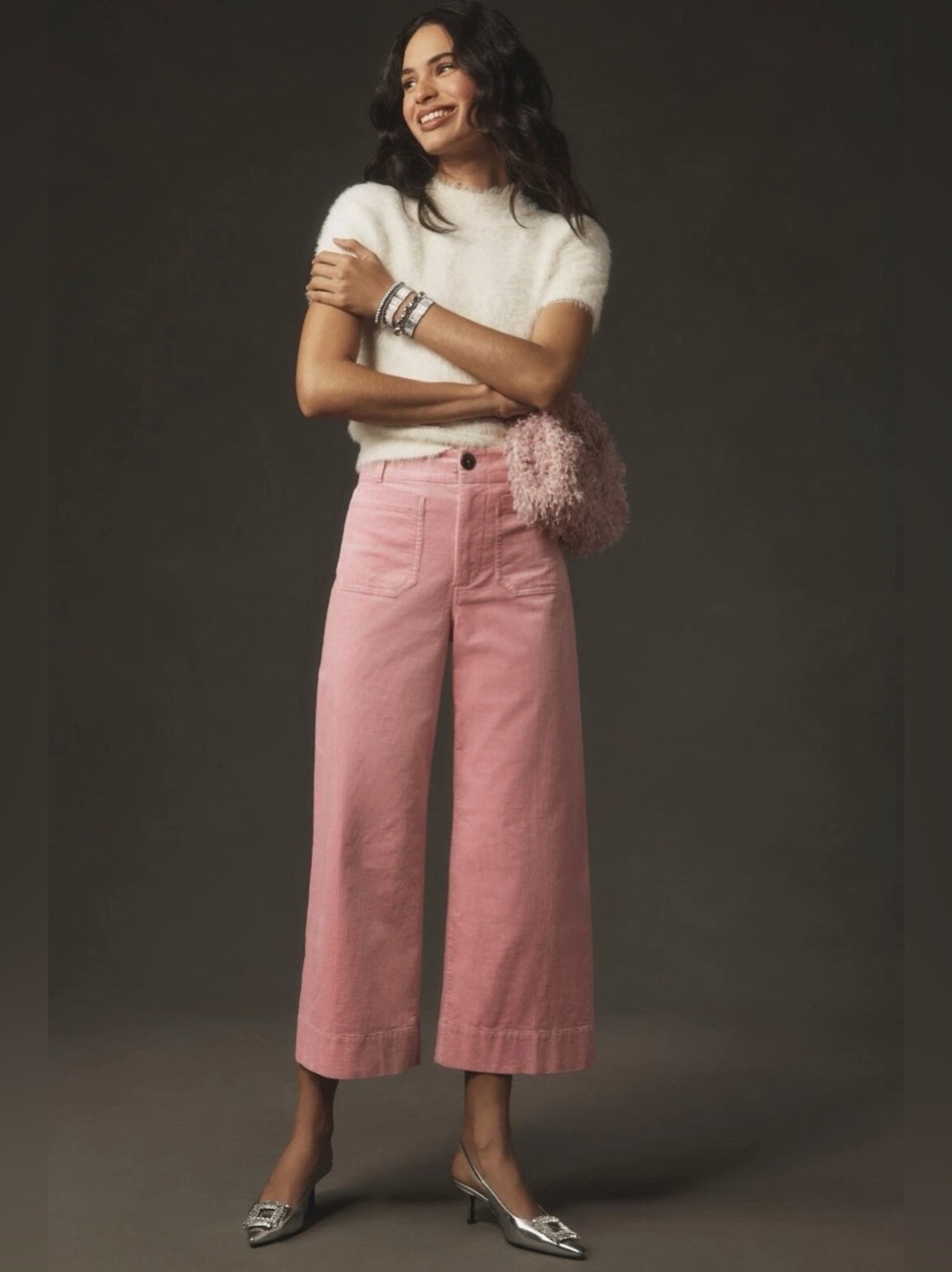 Maeve Pink Corduroy The Colette Pants